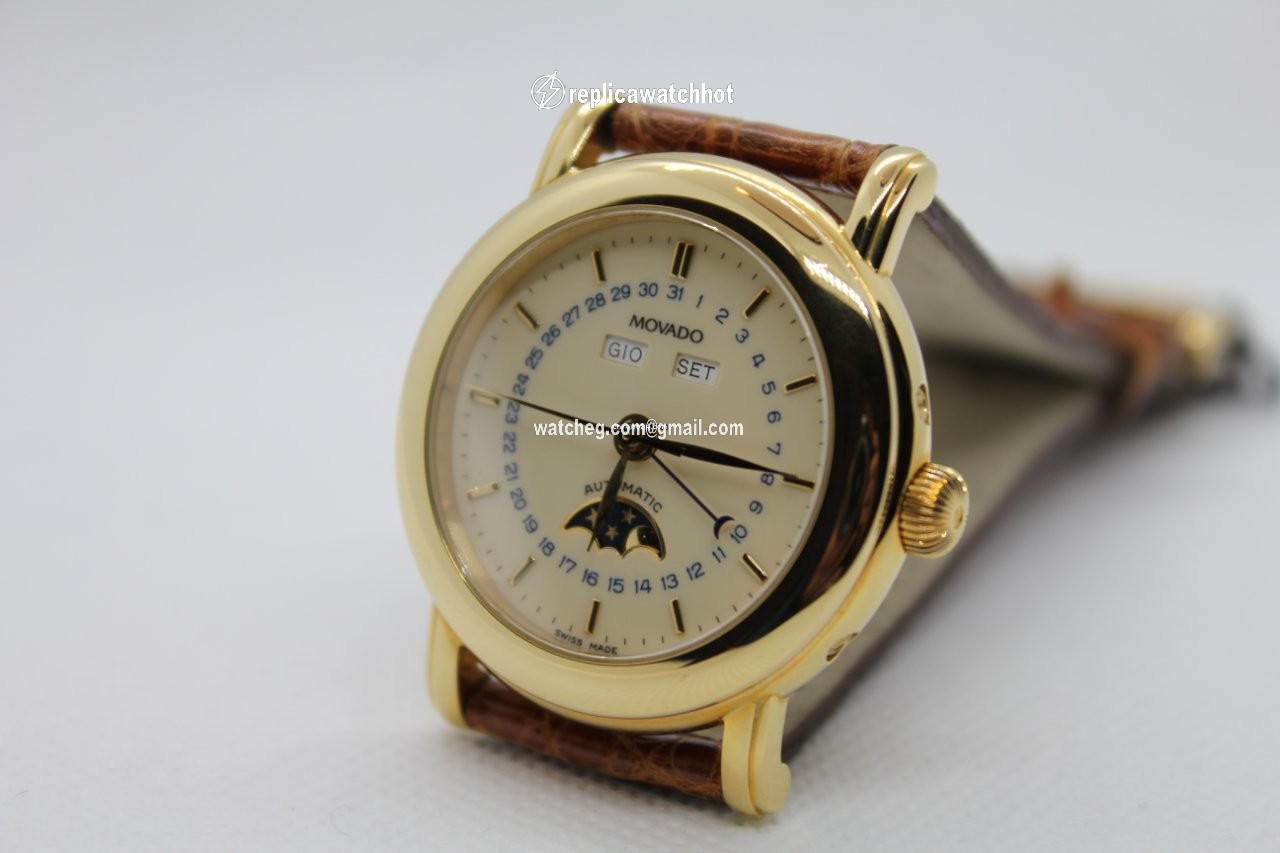 Movado Mens watch Unisex Automatic Yellow gold 40 B1 870 3 417 JMI 3