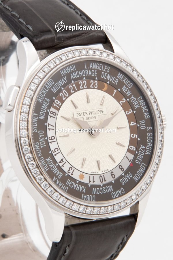Patek Philippe World Time Womens watch Automatic White gold 7130G-001 3