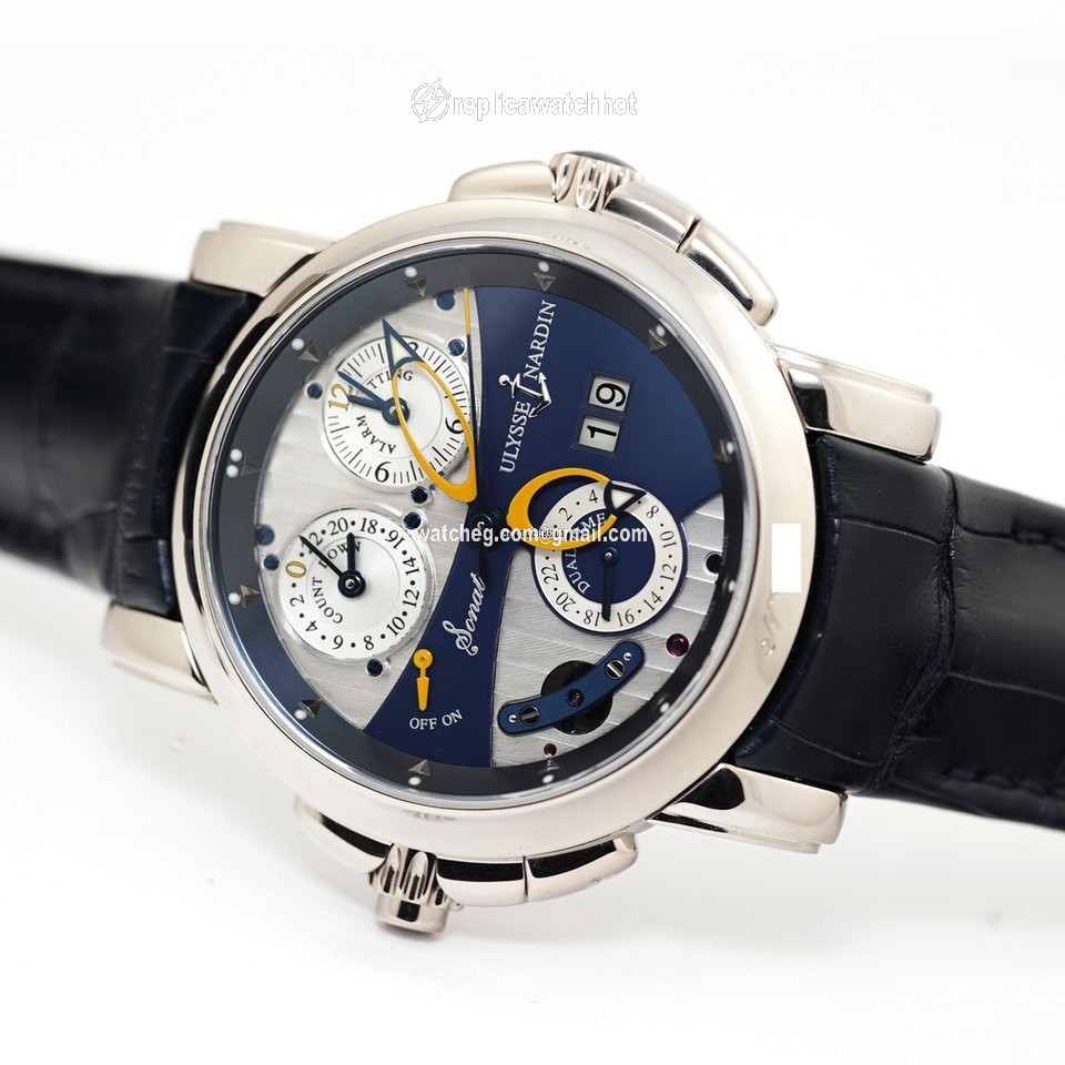 Ulysse Nardin Sonata Mens watch Unisex Automatic White gold 670-88 213 3