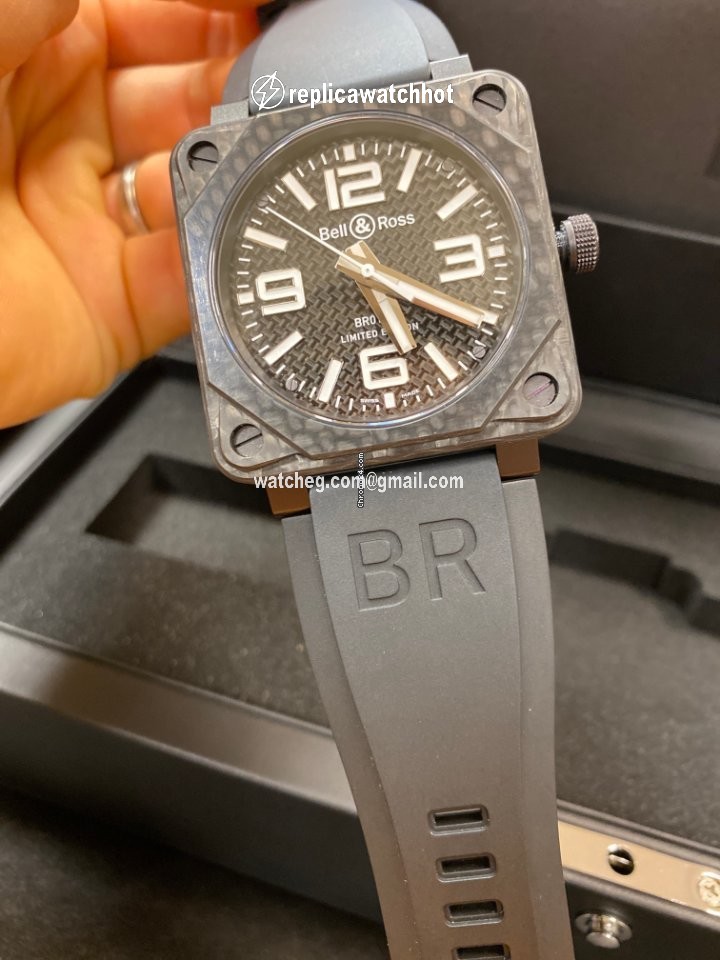 Bell & Ross BR 01-92 Mens watch Unisex Automatic Carbon BR0192-CA-FIBER 3