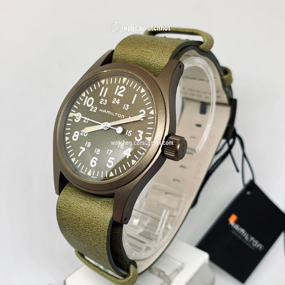 Hamilton Khaki Field Mens watch Unisex Manual winding Steel H69449861 3