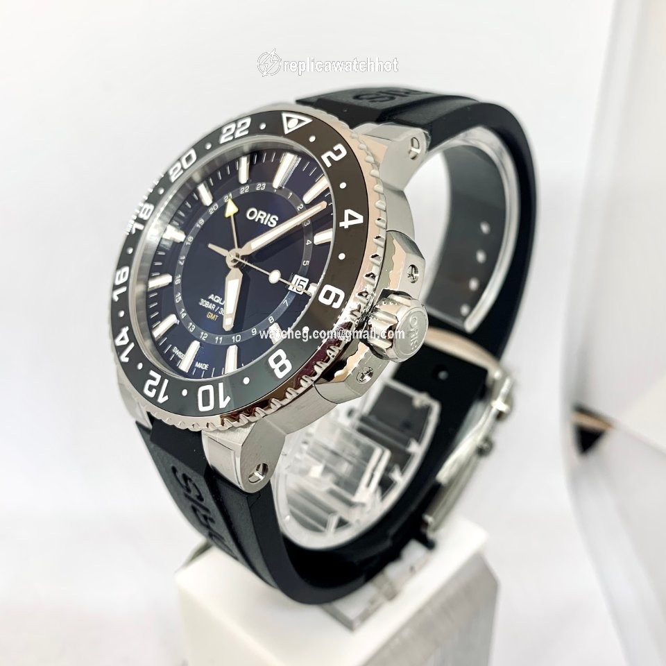 Oris Aquis GMT Date Mens watch Unisex Automatic Steel 01 798 7754 4135-07 4 24 64EB 3