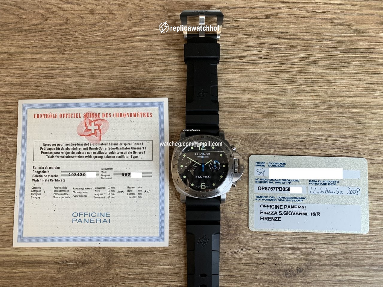 Panerai Special Editions Mens watch Unisex Manual winding Steel PAM 00308 3
