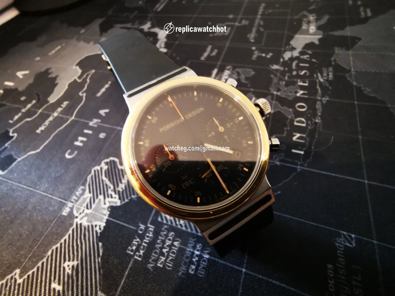 Porsche Design Mens watch Unisex Quartz Gold Steel 3720-002 3