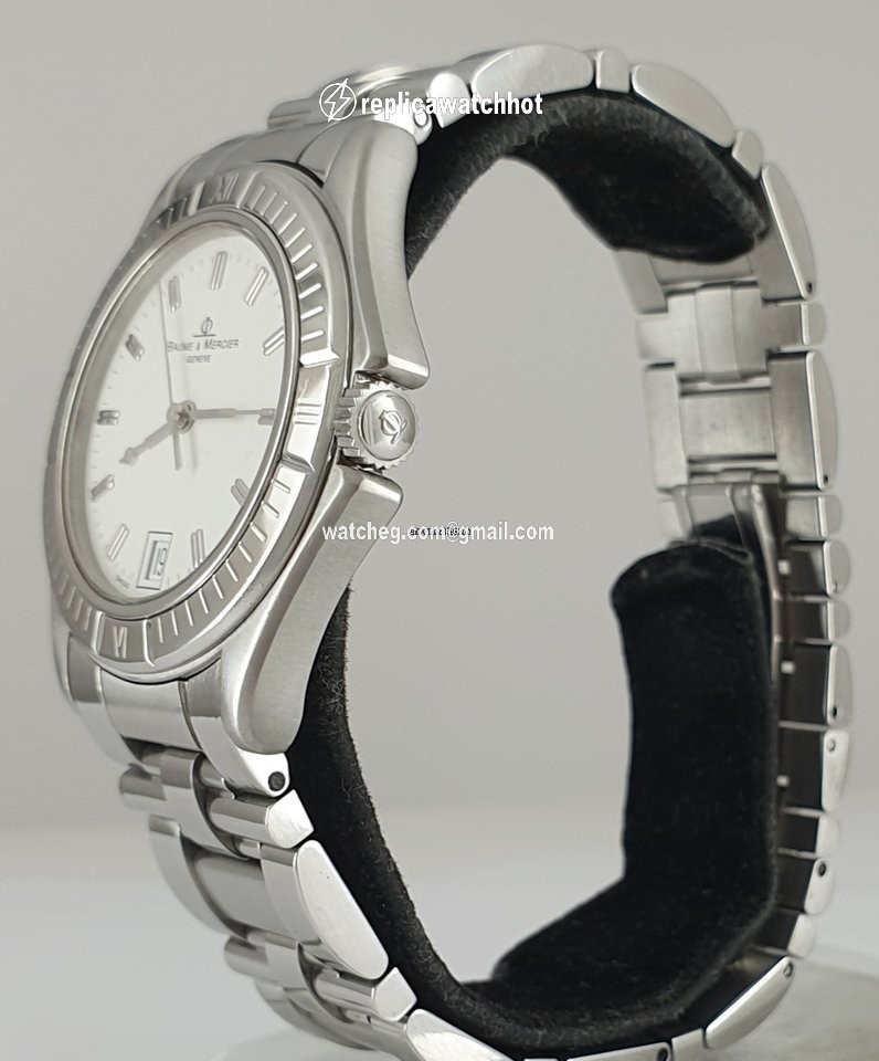 Baume & Mercier Mens watch Unisex Quartz Steel MV045042 3