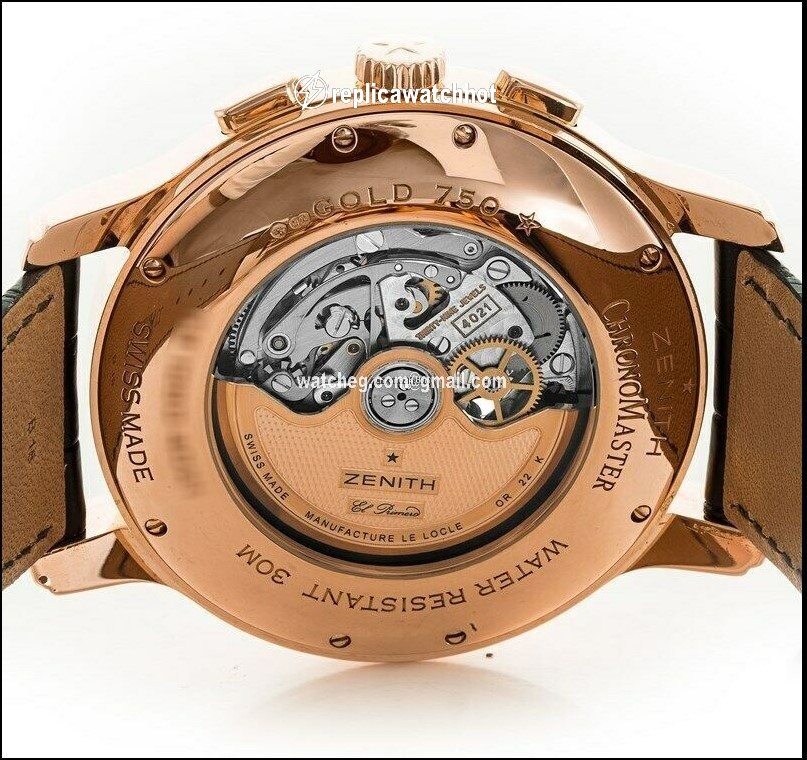 Zenith El Primero Chronomaster Mens watch Unisex Automatic Rose gold 18.1260.4021.01.C505 3