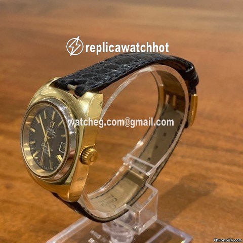 Omega Seamaster Womens watch Automatic Gold Steel 166.130 3
