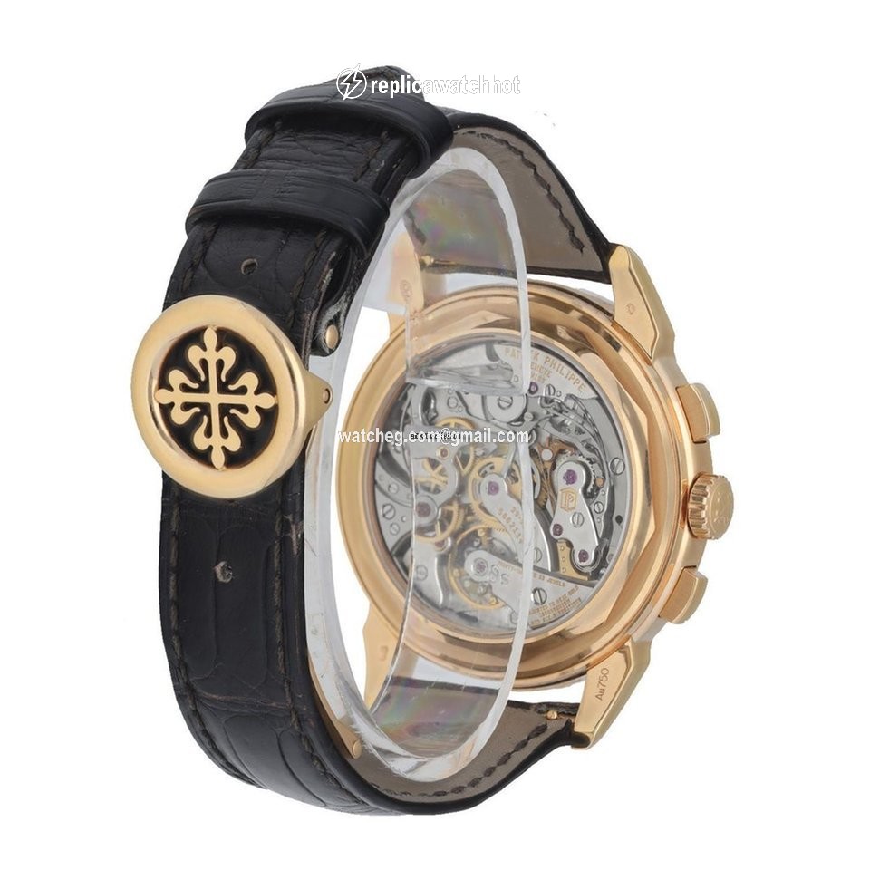 Patek Philippe Perpetual Calendar Chronograph Mens watch Unisex Manual winding Rose gold 5270R 3