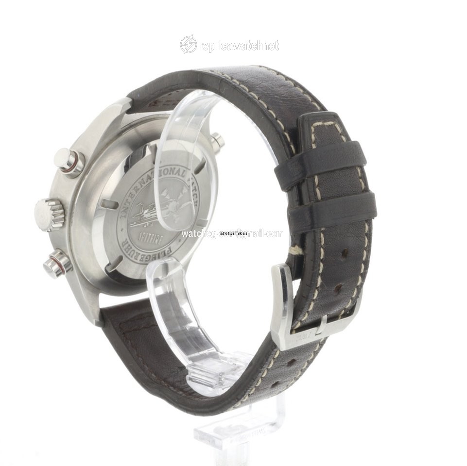 IWC Pilot Double Chronograph Mens watch Unisex Automatic Steel 371806 3