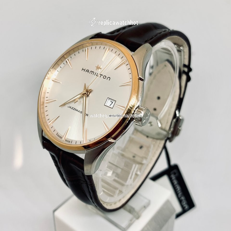 Hamilton Jazzmaster Mens watch Unisex Quartz Steel H32441551 3