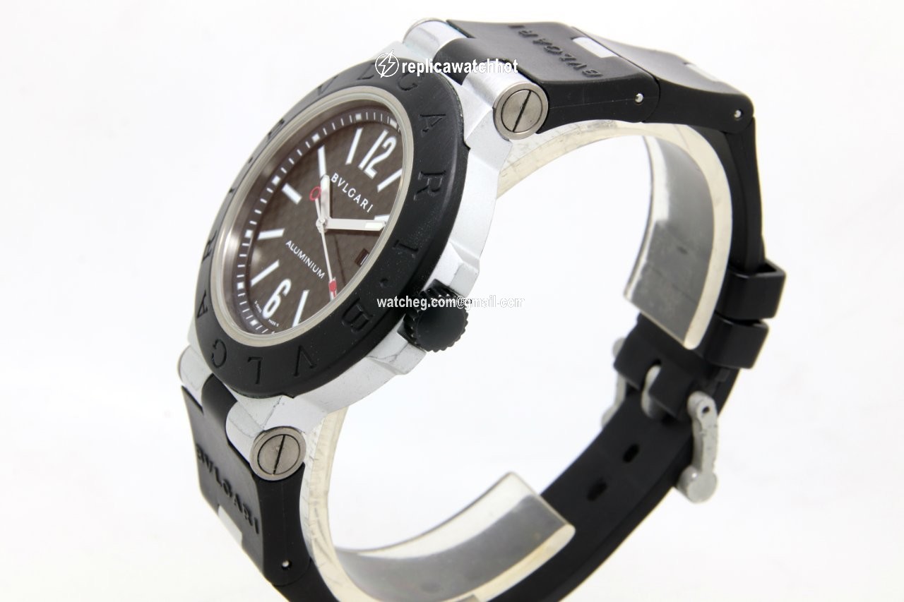 Bulgari Diagono Mens watch Unisex Automatic Aluminum AL44TA 3