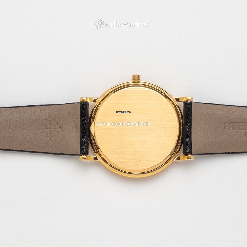 Patek Philippe Calatrava Mens watch Unisex Quartz Yellow gold 3744J-050 3