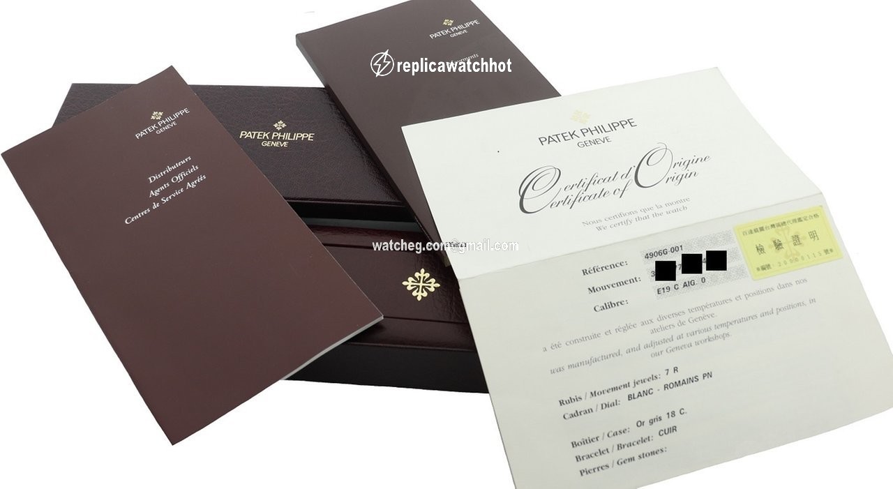 Patek Philippe Calatrava Quartz White gold 4906G-001 3