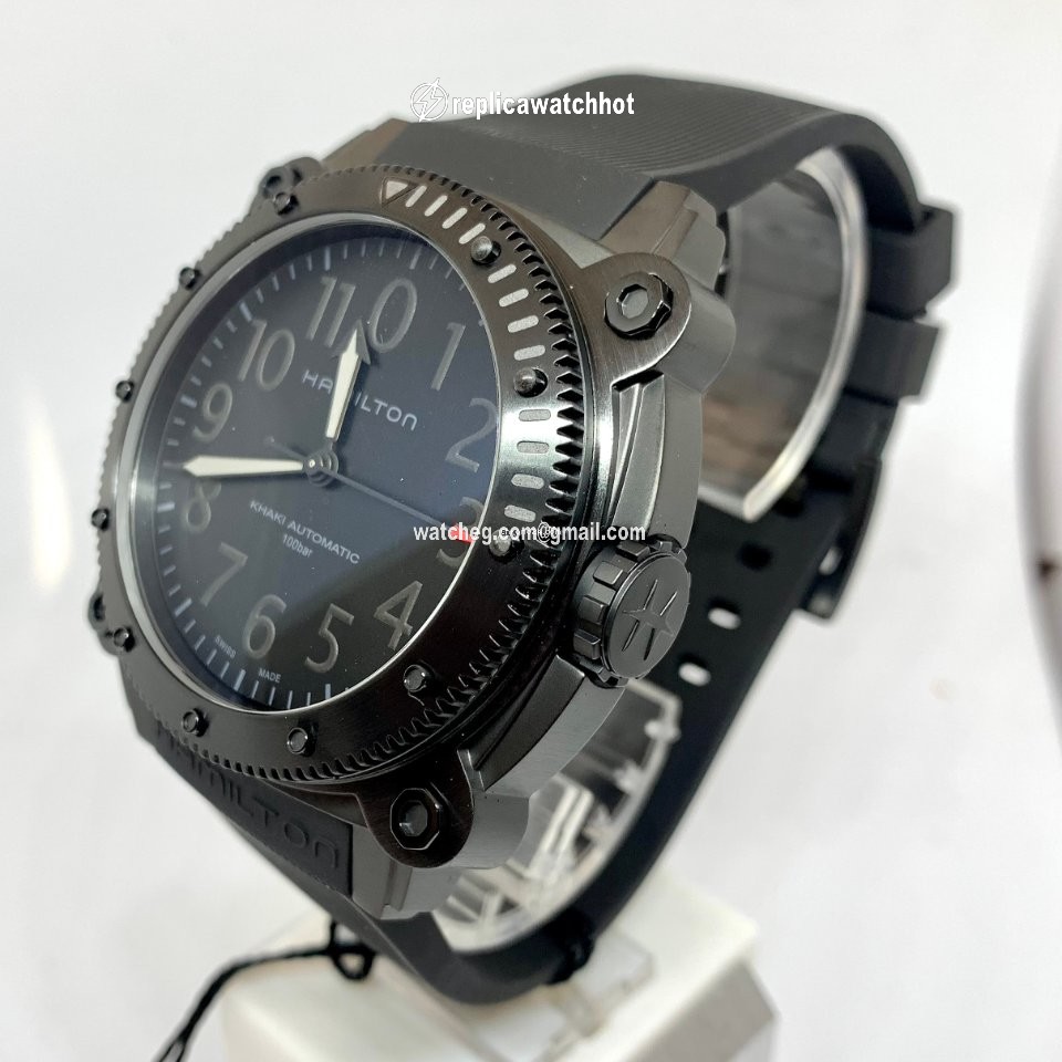 Hamilton Khaki Navy BeLOWZERO Mens watch Unisex Automatic Titanium H78505332 3