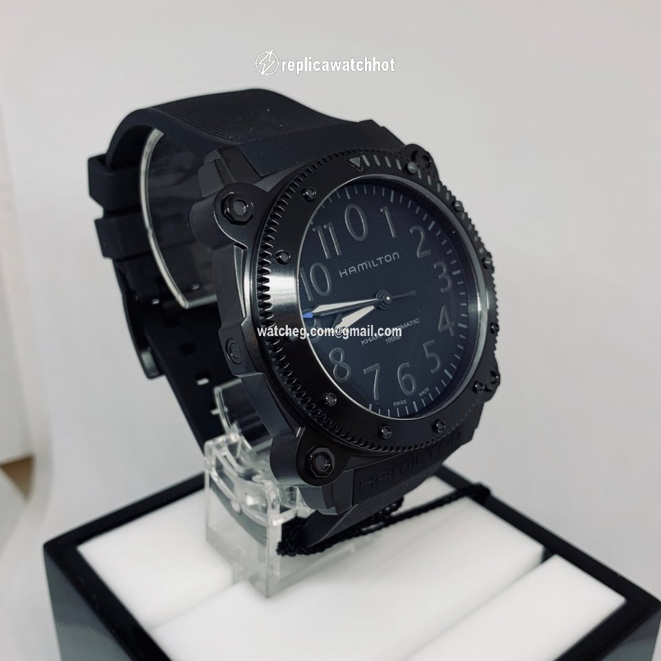 Hamilton Khaki Navy BeLOWZERO Mens watch Unisex Automatic Titanium H78505331 3