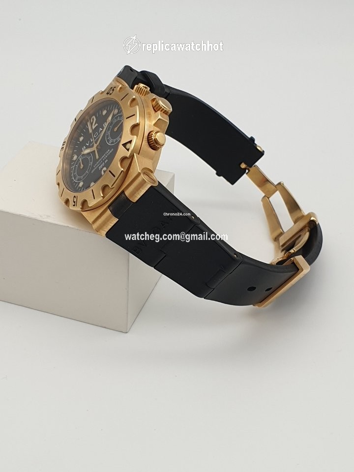 Bulgari Diagono Mens watch Unisex Automatic Yellow gold SC 38 G 3