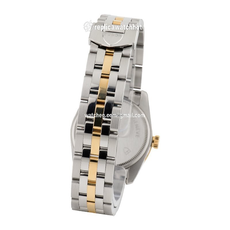 Tudor Glamour Date Automatic Gold Steel M53003-0005 3