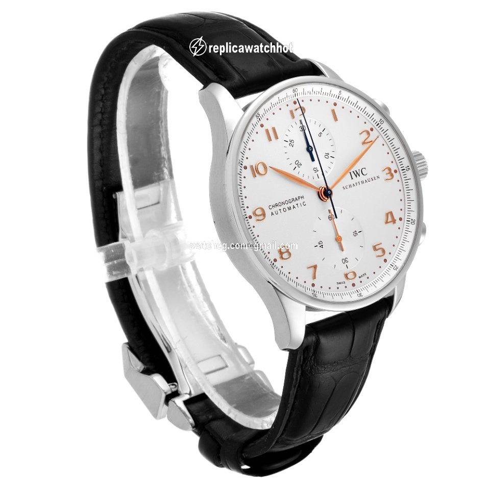 IWC Portuguese Chronograph Mens watch Unisex Automatic Steel IW371445 3