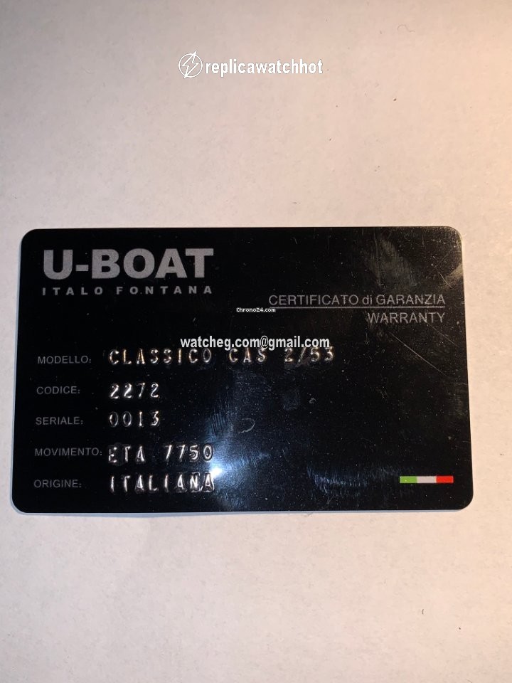 U-Boat Classico Mens watch Unisex Automatic Steel 2272 3
