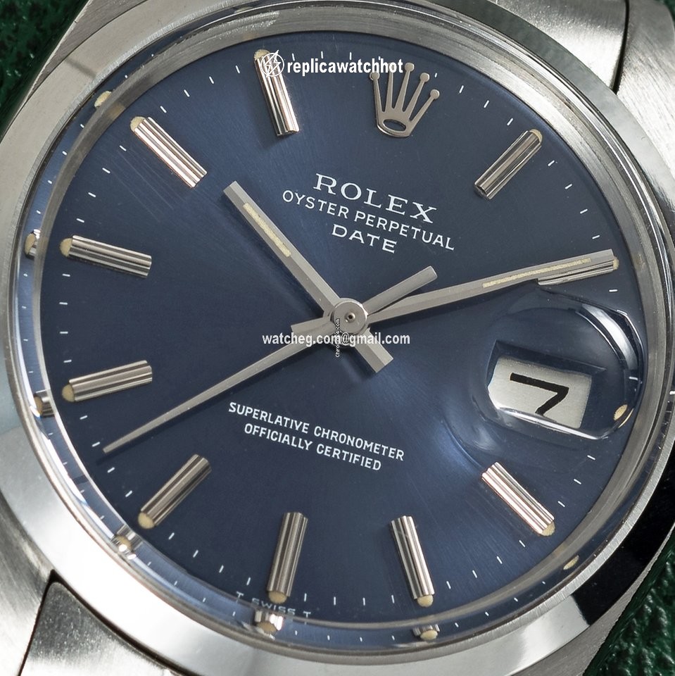 Rolex Oyster Perpetual Date Mens watch Unisex Steel Automatic 1500 Vintage 3