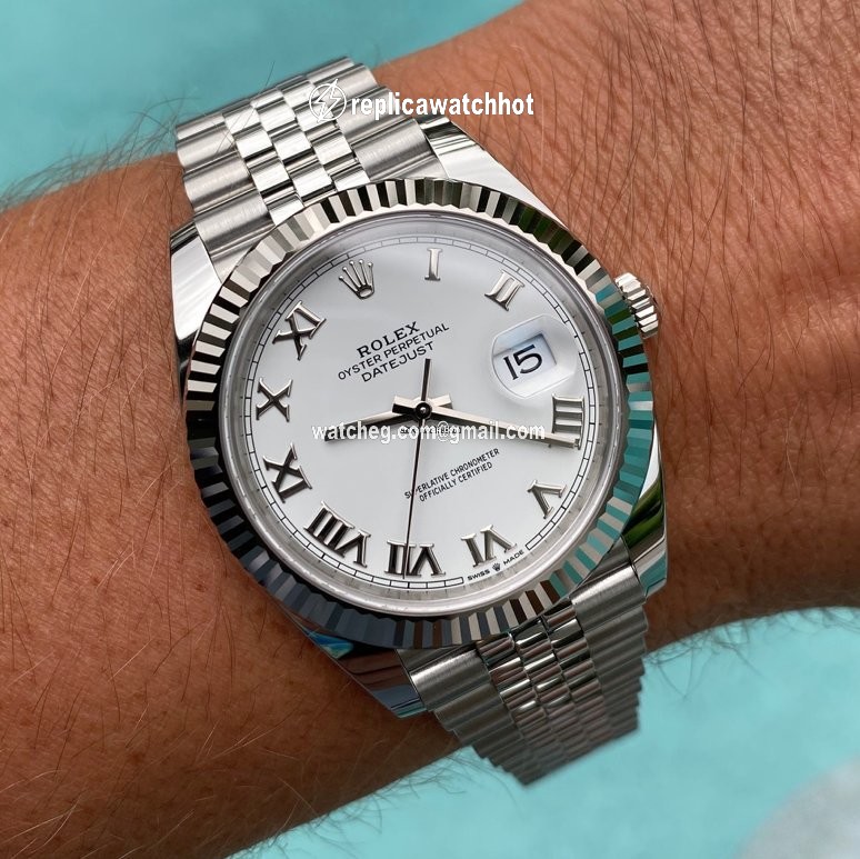 Rolex Datejust 41 Mens watch Unisex White gold Automatic 126334-0024 3