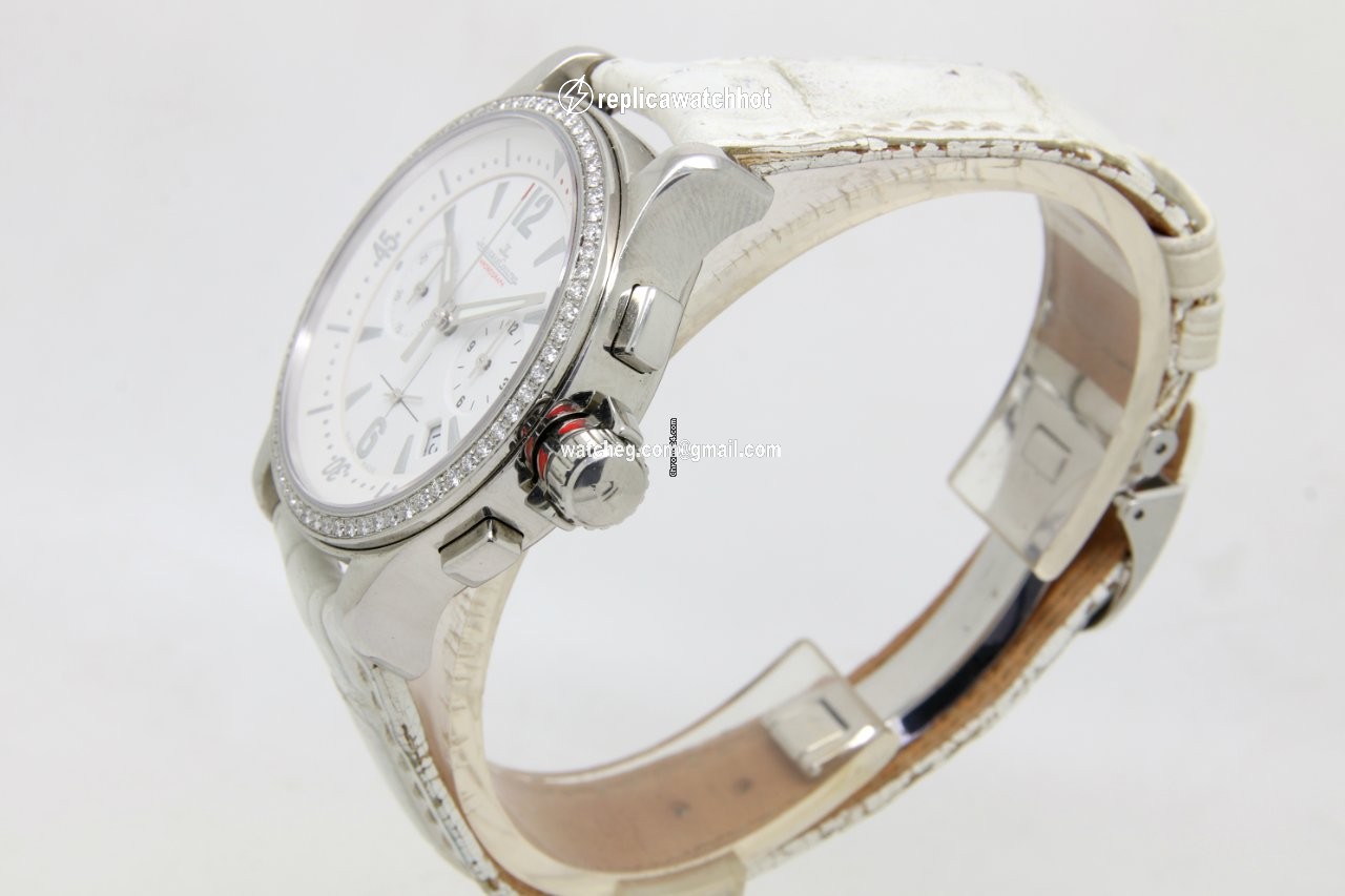 Jaeger-LeCoultre Master Compressor Chronograph Womens watch Quartz Steel 148.8.31 3