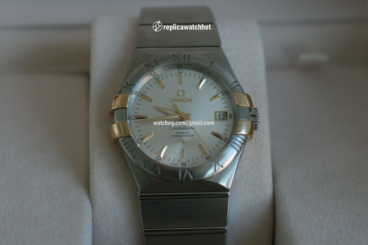 Omega Constellation Ladies Mens watch Unisex Automatic Gold Steel 123.20.35.20.02.004 3