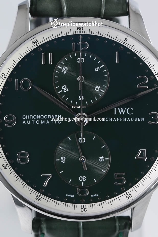 IWC Portuguese Chronograph Mens watch Unisex Automatic Steel IW3714-30 3