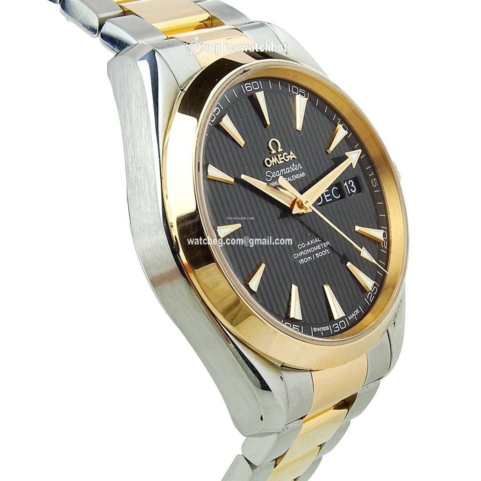 Omega Seamaster Aqua Terra Mens watch Unisex Automatic Gold Steel 231.20.43.22.46.002 3