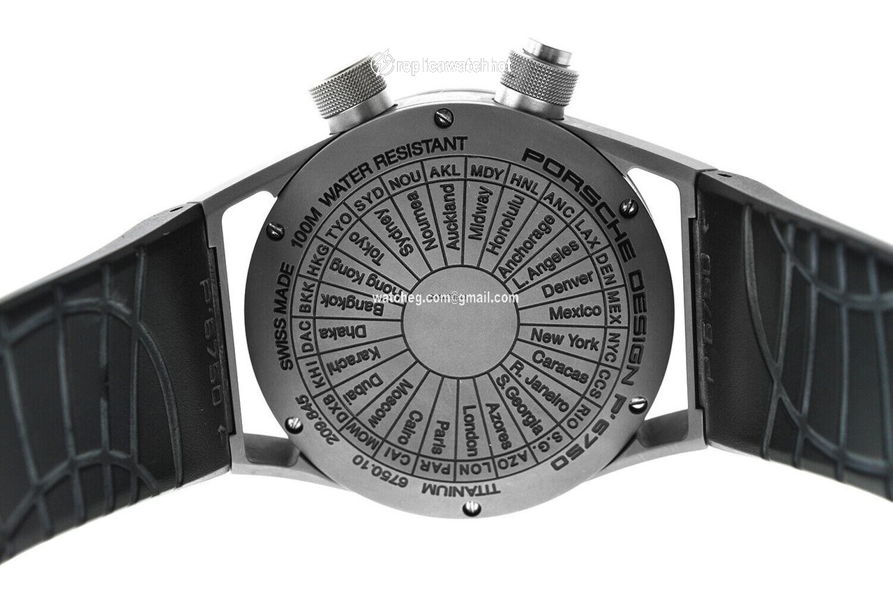 Porsche Design Worldtimer Mens watch Unisex Automatic Titanium P6750 6750.10.24.1180 3
