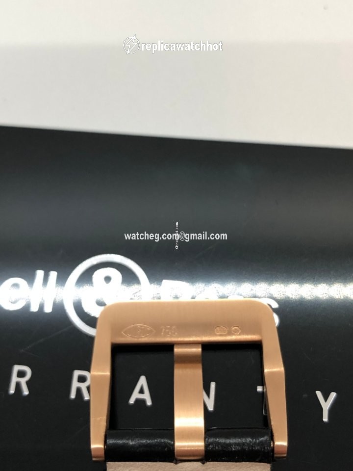 Bell & Ross BR S Mens watch Unisex Manual winding Rose gold BRS-70-R 3