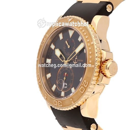 Ulysse Nardin Maxi Marine Diver Mens watch Unisex Manual winding Rose gold 266.33.3A.925 3