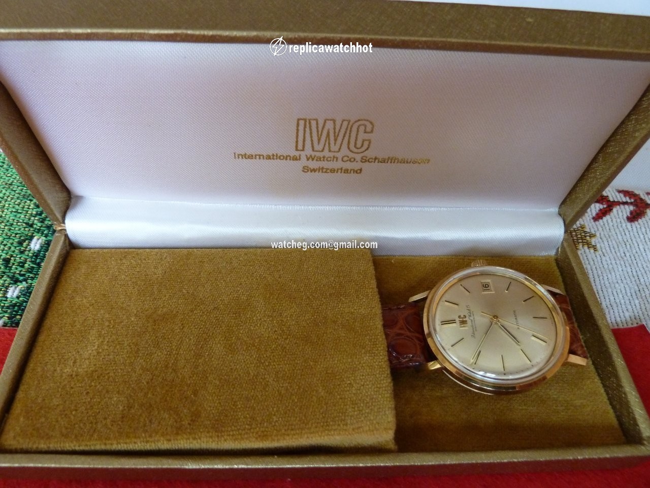 IWC Mens watch Unisex Automatic Yellow gold 1818 3