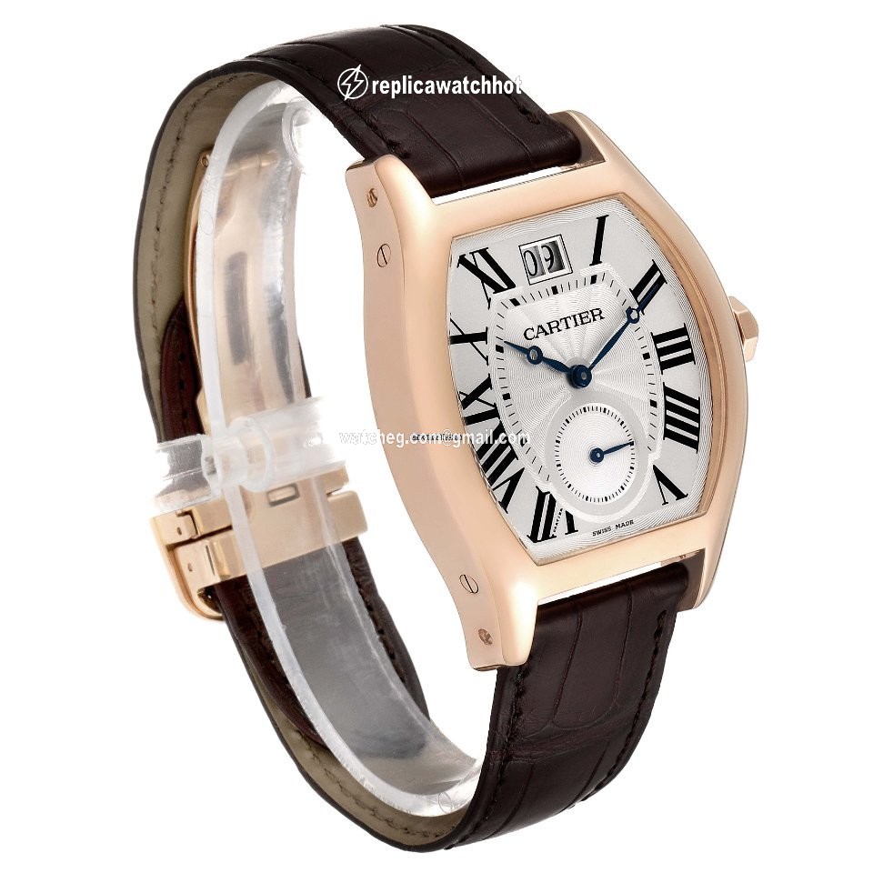 Cartier Tortue Mens watch Unisex Manual winding Rose gold W1556234 3