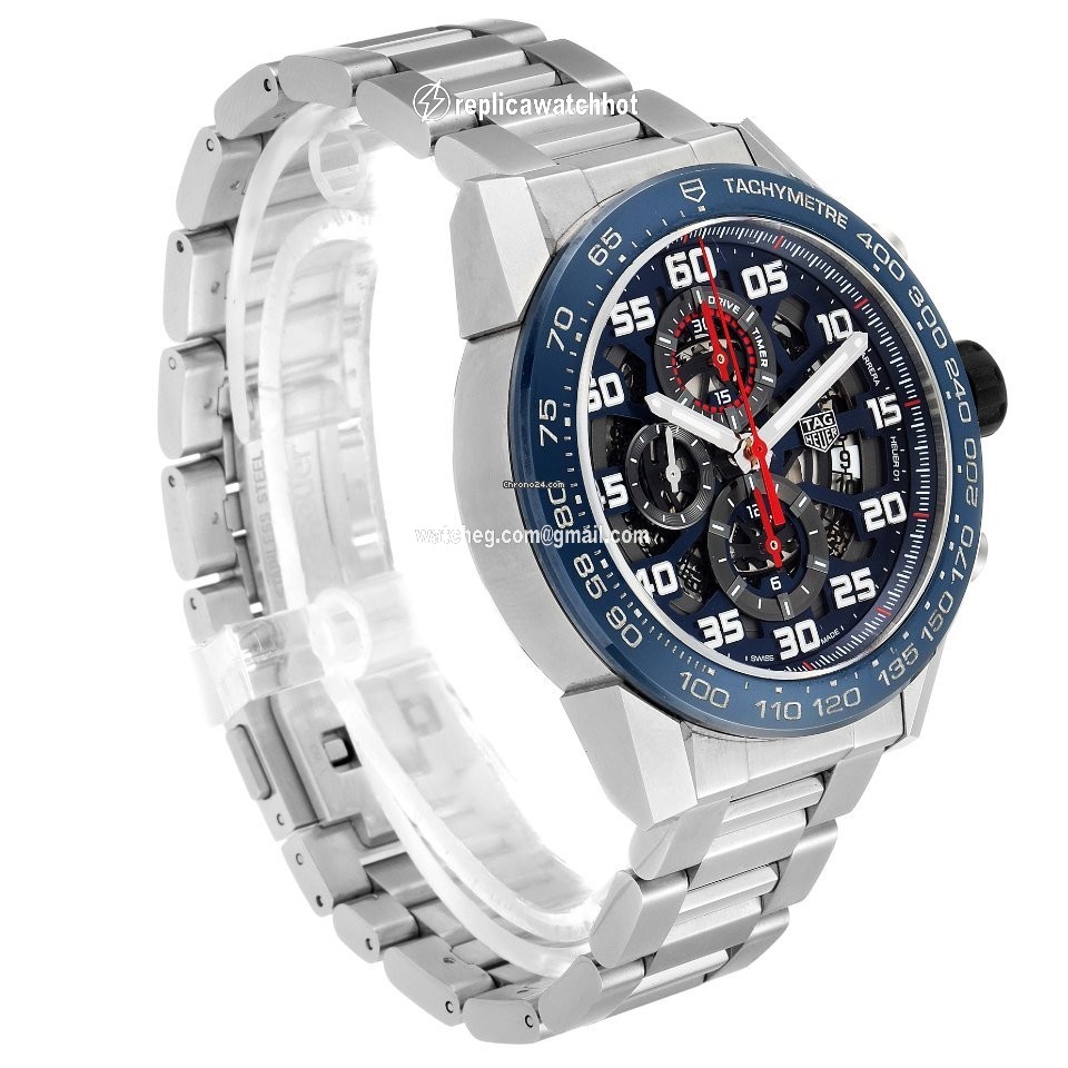 TAG Heuer Carrera Calibre HEUER 01 Mens watch Unisex Automatic Steel CAR2A1K.BA0703 3