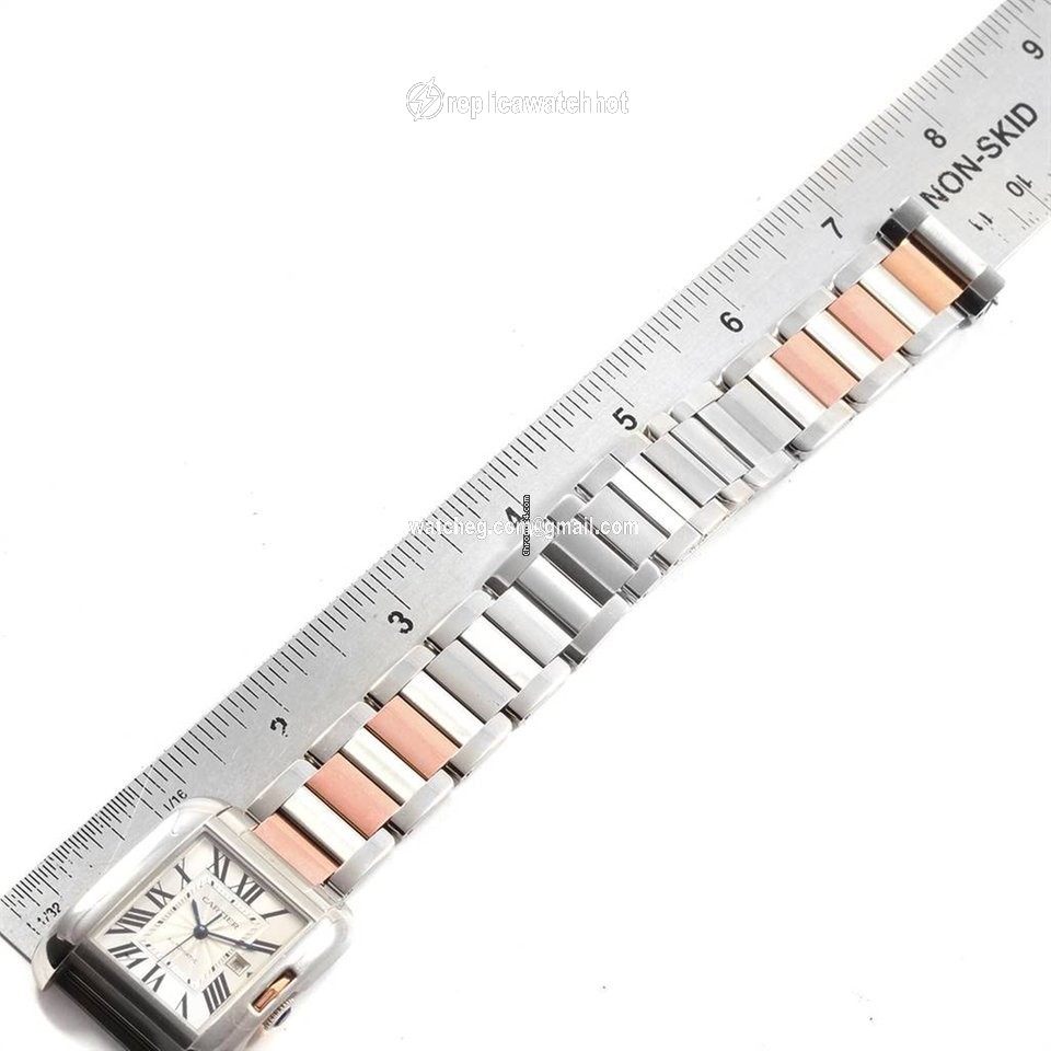 Cartier Tank Anglaise Mens watch Unisex Automatic Gold Steel W5310007 3