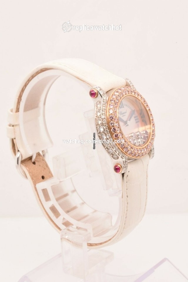 Chopard Happy Sport Womens watch Quartz White gold 27 6244 401 3