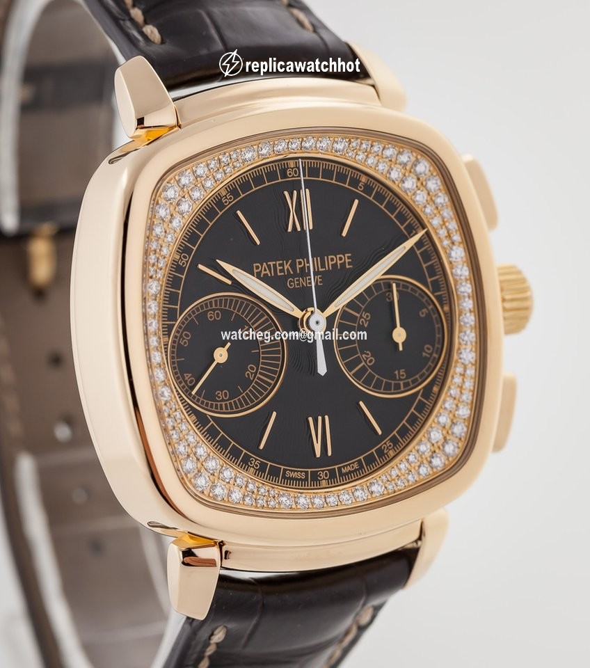 Patek Philippe Chronograph Womens watch Manual winding Rose gold 7071R-010 3