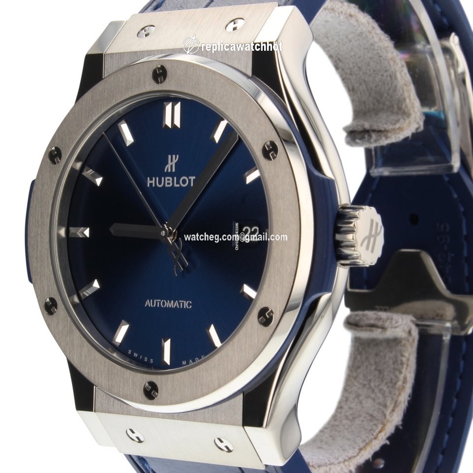 Hublot Classic Fusion Blue Mens watch Unisex Automatic Titanium 542NX7170LR 3