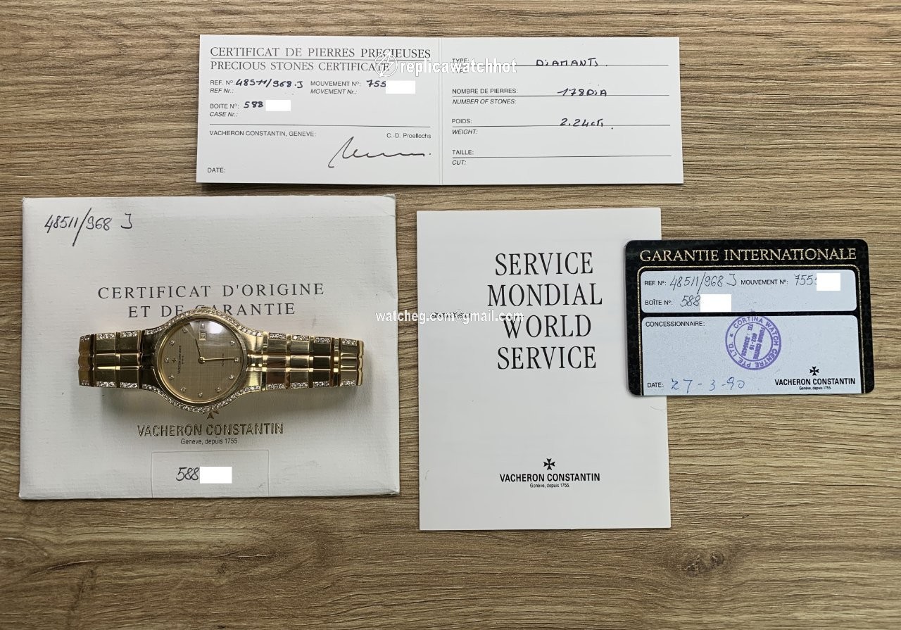 Vacheron Constantin Mens watch Unisex Automatic Yellow gold 48511 968J 3