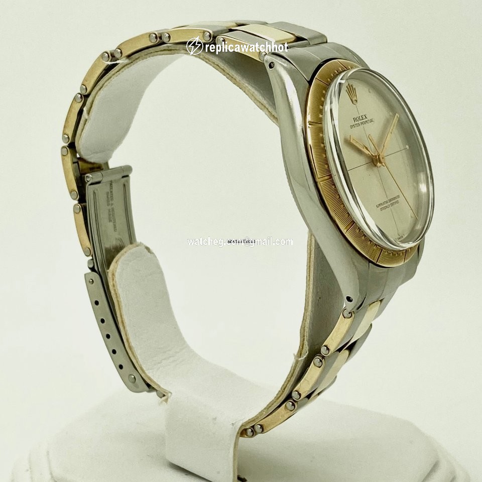Rolex Oyster Perpetual 34 Mens watch Unisex Gold Steel Automatic 1038 3