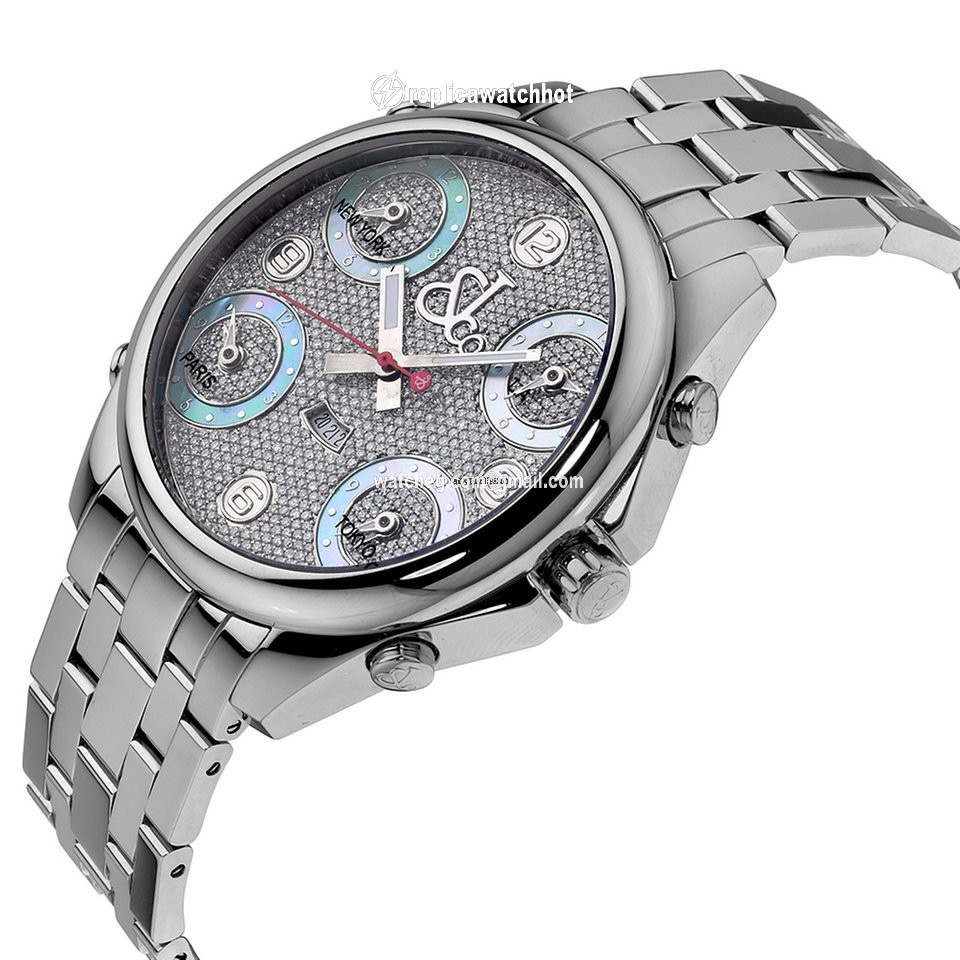 Jacob & Co. Five Time Zone Mens watch Unisex Quartz Steel JC30G 3