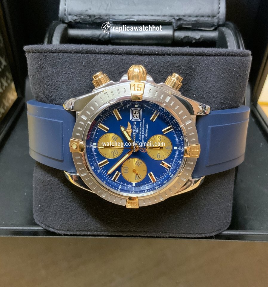 Breitling Chronomat Evolution Mens watch Unisex Automatic Gold Steel B13356 3