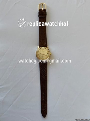Omega Seamaster Mens watch Unisex Manual winding Gold Steel 136.012 3