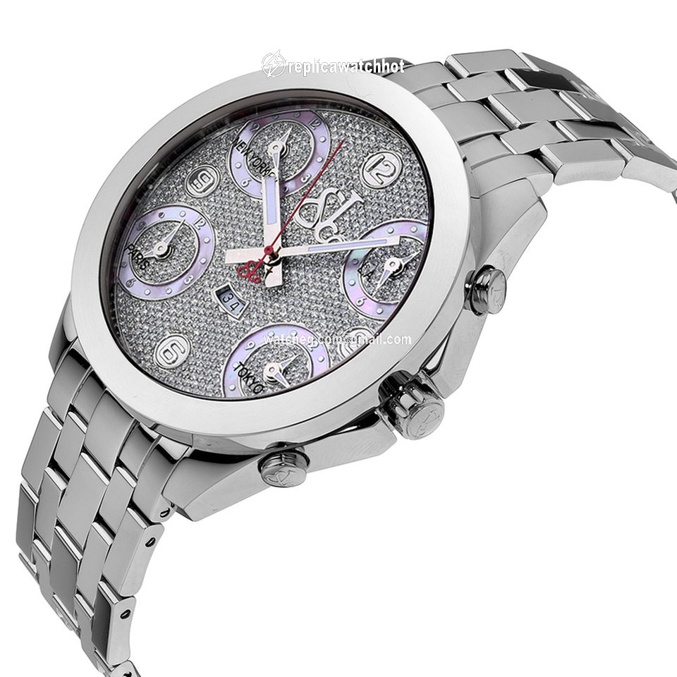 Jacob & Co. Five Time Zone Mens watch Unisex Quartz Steel JC30P 3