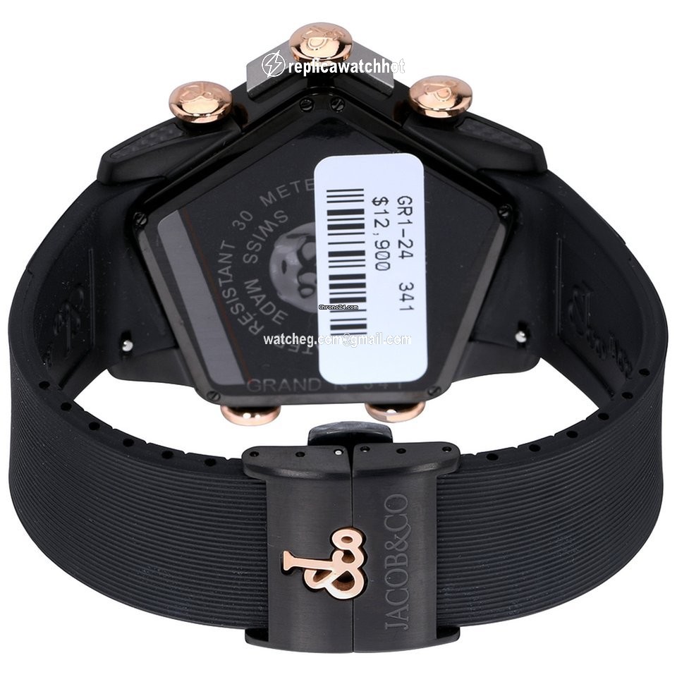 Jacob & Co. Five Time Zone Mens watch Unisex Quartz Rose gold GR1-24 3