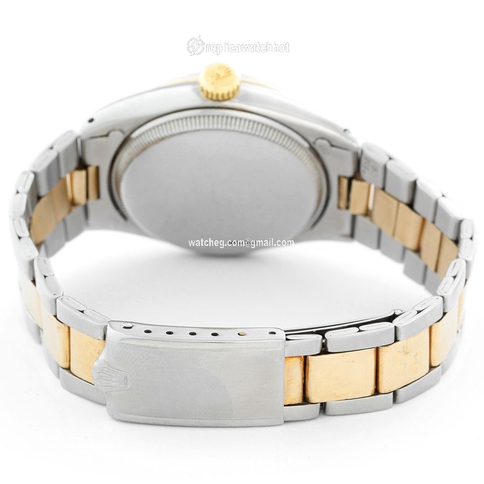 Rolex Oyster Perpetual 34 Mens watch Unisex Gold Steel Automatic 6286 3