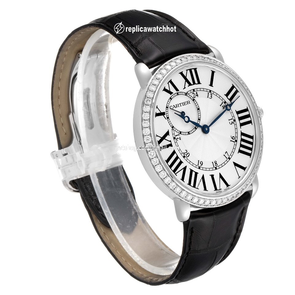 Cartier Ronde Louis Cartier Mens watch Unisex Manual winding White gold WR007002 3