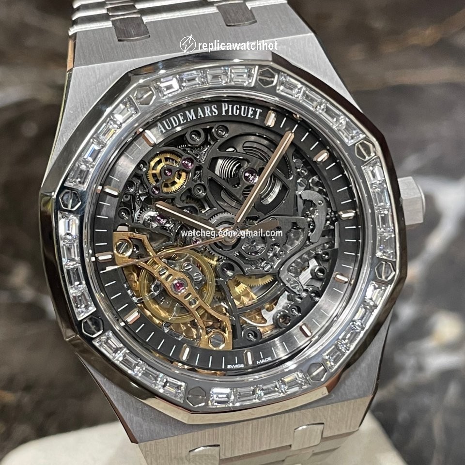 Audemars Piguet Royal Oak Mens watch Unisex Automatic White gold 15412BC.ZZ.1220BC.01 3