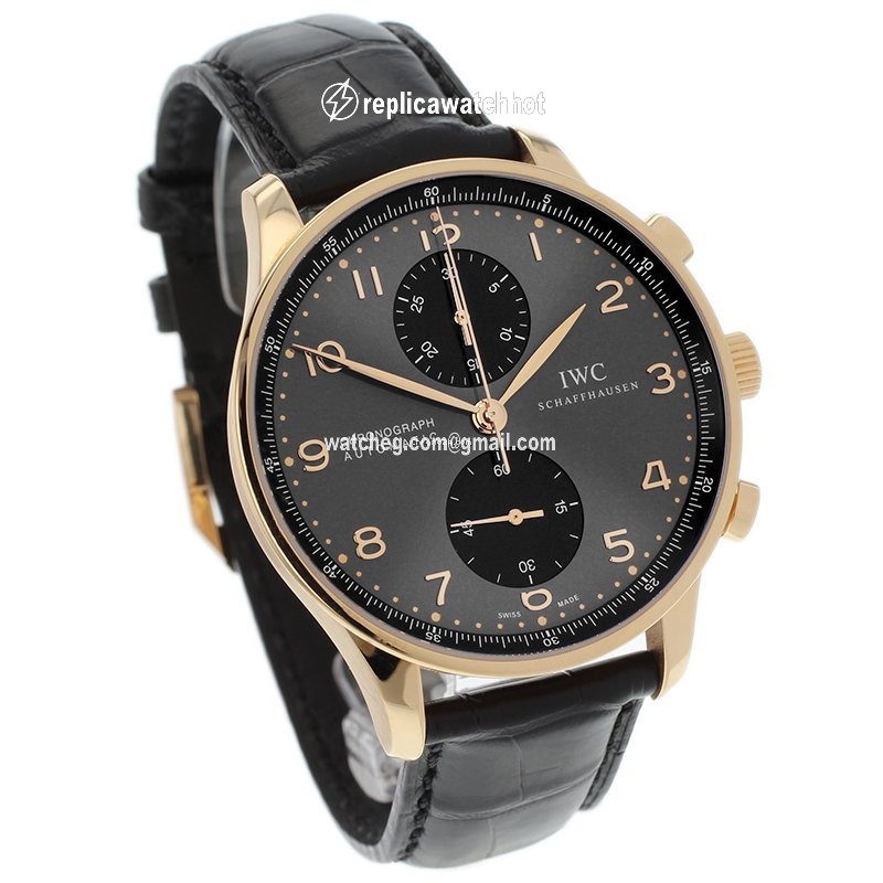 IWC Portuguese Chronograph Mens watch Unisex Rose gold IW3714-82 3
